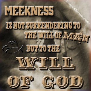 True Meekness (http://www.facebook.com/SavetheCowboy)