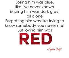 Red Taylor Swift Quotes Taylor swift - red ♥