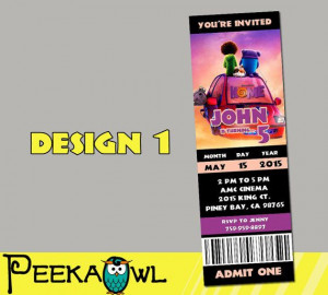 Dreamworks Home 2015 movie invitation card, Home invitation, Home ...