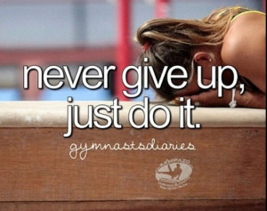 Never give op #gymnastics #qoutes