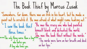 The Book Thief Colors Quotes Quotes from the book i'm