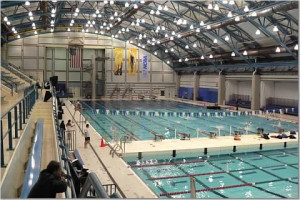 Nassau county Aquatic Center, New York. 50 meter and 25 meter pools ...