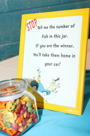 ... . The colored Goldfish crackers are perfect for this one.: Open House