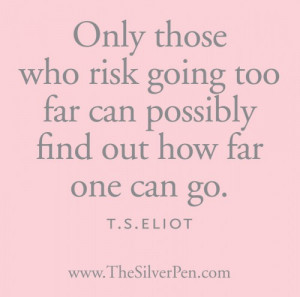 ... With: Breast Cancer Quotes & Inspiration , Silver Lining , T.S. Eliot