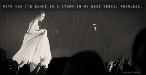 Taylor Swift in the Rain Dance Quotes