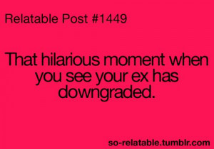 Ex Downgrade See your ex has downgraded