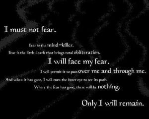 Facing fear