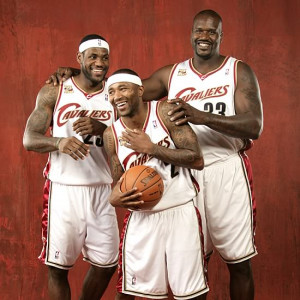 Lebron James Mo Williams Shaq Picture