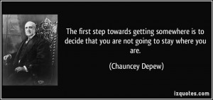 More Chauncey Depew Quotes