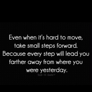 small steps & small victories