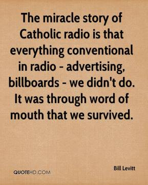 Catholic radio is that everything conventional in radio - advertising ...