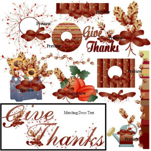 Thanksgiving Garland Clip Art