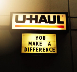 You make a difference. #UHaul