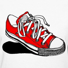 Red Converse Sneaker - Womens