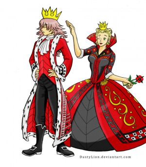 King and Queen of Hearts Color by Azure-Kire