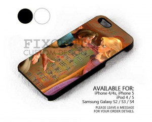 Disney Tangled Love case for iPhone 4/4S/5 iPod 4/5 Galaxy S2/S3/S4