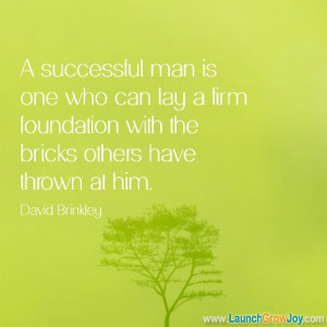 Great quote from David Brinkley
