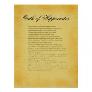 oath_of_hippocrates_canvas_parchment_look_poster ...