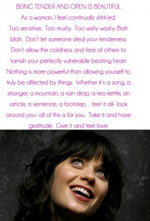 ... for this image include: zooey deschanel, life, love, quote and text