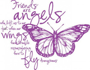 Friends Are Like Angels, Friends Are Angels Cards and Quotes