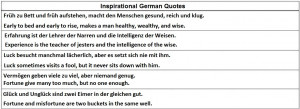 Inspirational German Quotes