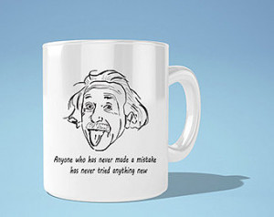 Einstein, Quote coffee mug, tee cup , movie mug, movie cup ...