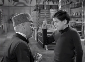 King in New York - King Shadov (Charlie Chaplin) arguing with young ...