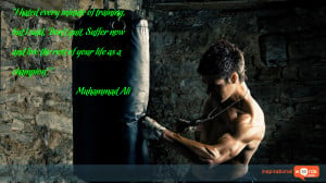 Inspirational Wallpaper Quote by Muhammad Ali