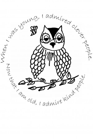 wise old owl quote Owl Quotes