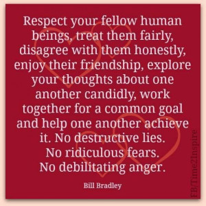 Respect fellow humans picture quotes image sayings