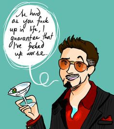 MOTIVATIONAL IRON MAN. Tony Stark wants to provide his own ...