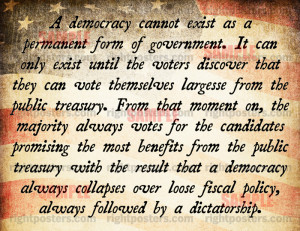 Democracy Quote Poster