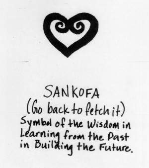 Sanko - go back, fa- take) or the Asante Adinkra symbols of a a bird ...