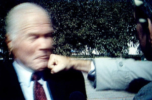 John Glenn Gets Slugged