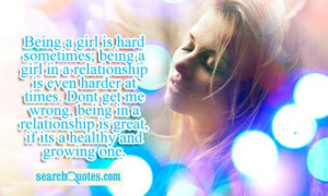 Being a girl is hard sometimes; being a girl in a relationship is even ...