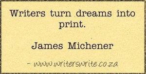 Quotable - James Michener - Writers Write Creative Blog