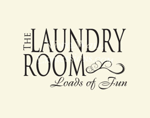 The laundry room ....Wall Quotes Lettering Sayings Decals Words Art ...