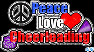 Peace Love Cheerleading