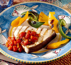 Swordfish with Chili Salsa Food & Recipe Network Fresh cilantro and ...