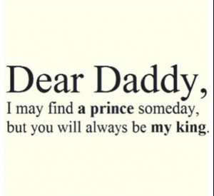 Cute daddy's little girl quote