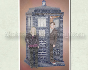 Doctor Who Art Print, The Tenth Doc tor, Doctor Who Quotes ...