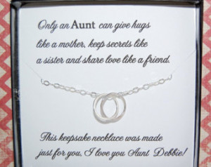 Aunt Necklace Gift...