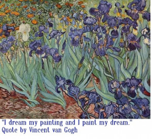 Quote and Painting by van Gogh