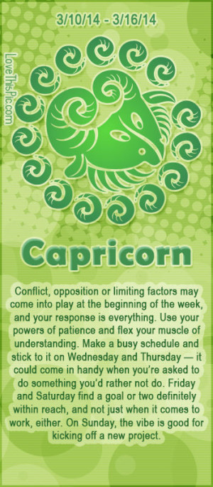 Capricorn Horoscope Quotes