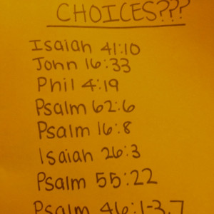 Need help with choices?? Bible verses to read!  Bible Verses