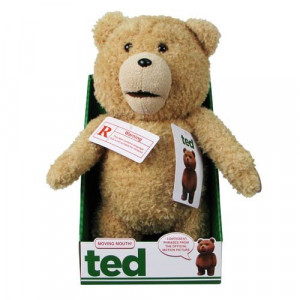 Talking 16″ TED Teddy Bear w/ Moving Mouth