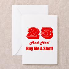 25th Birthday Greeting Cards (Pk of 10) for
