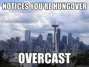 seattle weather meme