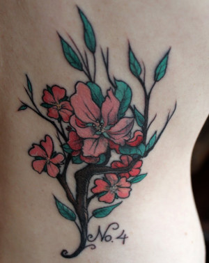Apple Blossom Tattoo Image