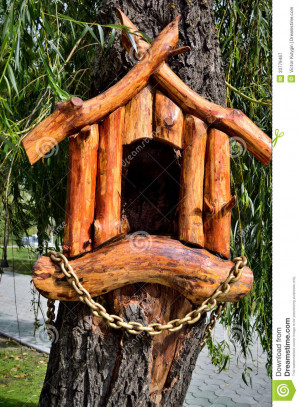 Lake With Willow Tree Stock